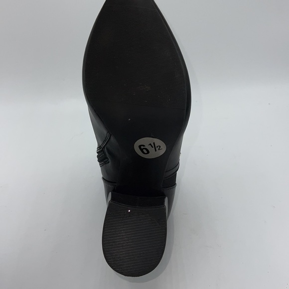 #S0050 Mari A. Comfort Black Zip-Up Pointed Toe Boots | Size: 6.5M - Picture 12 of 12